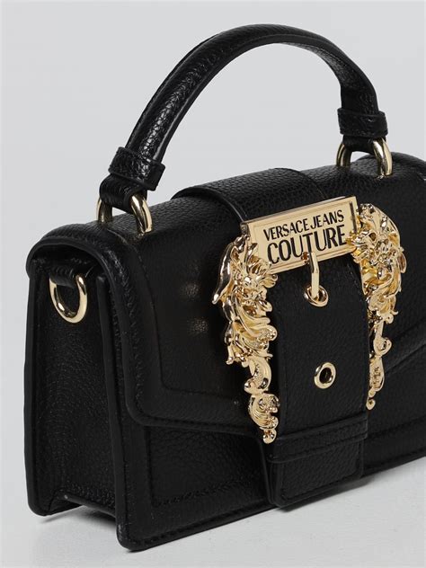 versace jeans belt crossbody bag black|versace jeans couture bags usa.